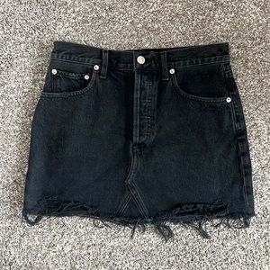 Agolde high rise mini skirt